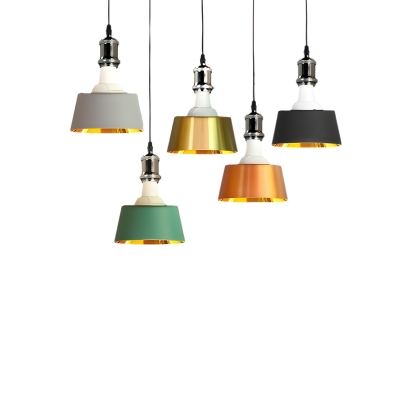 Modern Metal Pendant Light with Adjustable Hanging Length and No Bulb Included