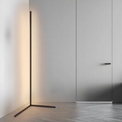 Modern Minimalist Living Room & Bedroom Led Floor Lamp in Linear Design