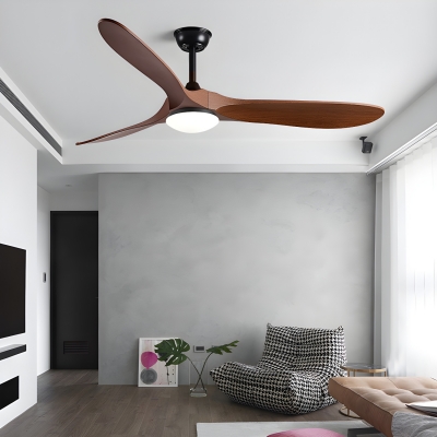Remote Control Metal Modern Ceiling Fan with Stepless Dimming
