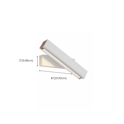 Contemporary Metal LED Wall Lamp 1-Light with Acrylic Shade for Home Atmosphere