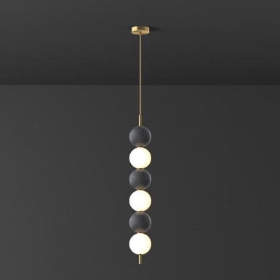 Modern Bronze Acrylic Lampshade Pendant with Adjustable Hanging Length and Bulb Not Included