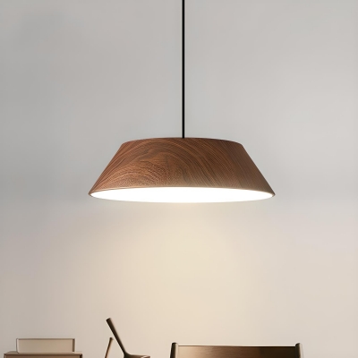Modern LED Wood  Pendant Light with Adjustable Hanging Length  for Bedroom