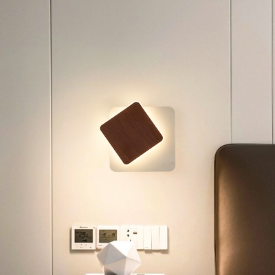 LED Wall Lamps with Metal Frame and Acrylic Shade Design for Home Use