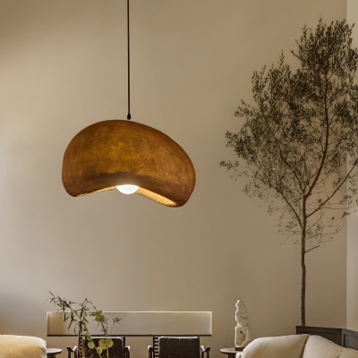 Modern Living Room & Dining Room Adjustable Pendant Light, Made of Resin & Metal