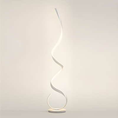 Living Room & Bedroom Modern Minimalist Led Floor Lamp in Linear Design