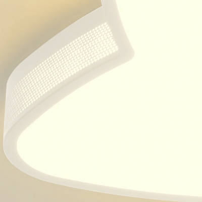 Metal Star Shape LED Bulbs Flush Mount Ceiling Light for Living Room