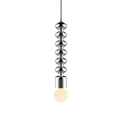 Contemporary Metal Pendant Light Glass Lampshade Pendant Light with Adjustable Hanging Length