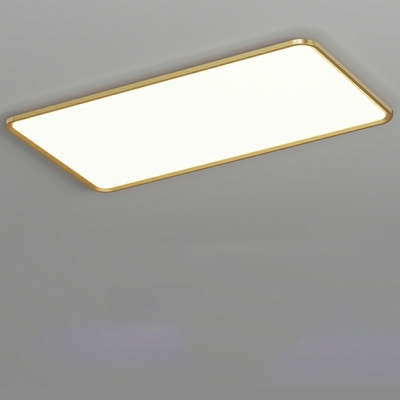 Contemporary Flush Mount Ceiling Light with Acrylic Shade for Living Room