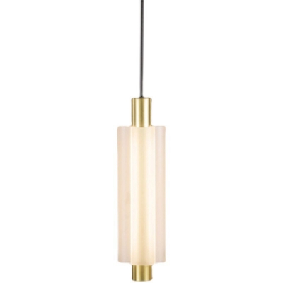 Modern Acrylic Lampshade Pendant Light with Adjustable Hanging Length for Living Room