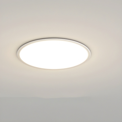 Modern Metal Led Third Gear Light of Dimming Flush Mount Ceiling Light with Acrylic Lampshade