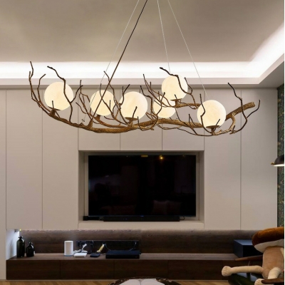 Traditional Metal Chandelier with No Blub Included for Living Room