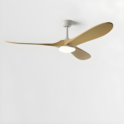 Modern Simple Dining Room LED Ceiling Fans with ABS Fan Blade and Acrylic Shade