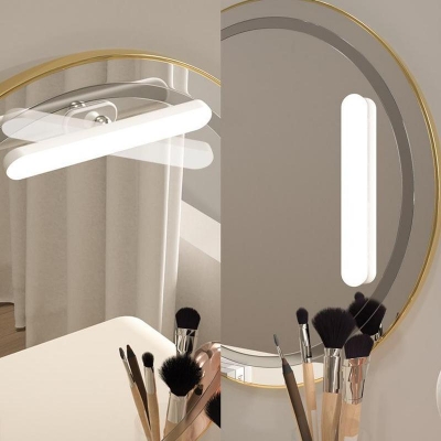 Contemporary Metal Charge Vanity Light with Linear Shape for Bathroom