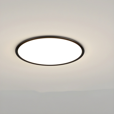 Modern Metal Led Third Gear Light of Dimming Flush Mount Ceiling Light with Acrylic Lampshade