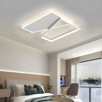 Living Room and Bedroom Modern Led Flush Mount Ceiling Lights with 3 Color Light