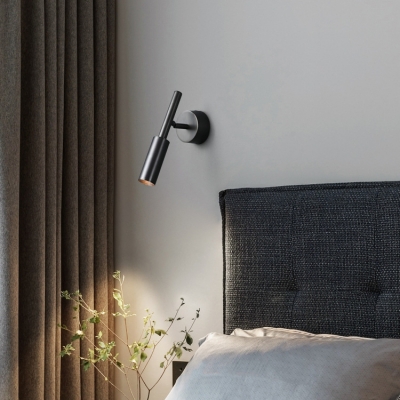 Modern LED Light Rectangle Shape Bronze Wall Lamp Hardwired for Living Room