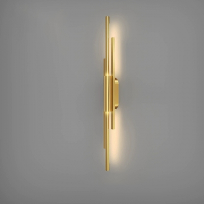 Sleek Modern LED Metal Wall Sconce with Adjustable Three Gear Color Temperature