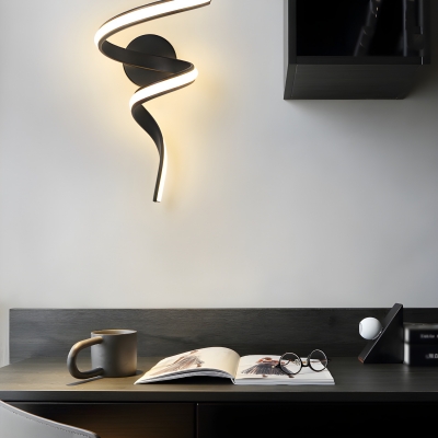 Contemporary LED Wall Sconce with Ambience-enhancing Silica Unique Gel Shade