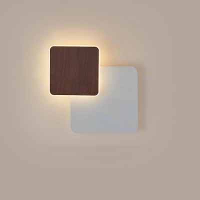 LED Wall Lamps with Metal Frame and Acrylic Shade Design for Home Use