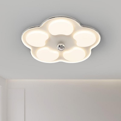 Modern Style LED Iron Flush Mount Ceiling Light for Living Room