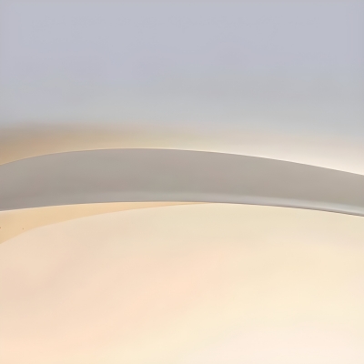 Modern Resin Flush Mount Ceiling Light with Led Light Source for Bedroom