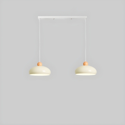 Contemporary Adjustable Hanging Length Metal Bedroom Pendant Light