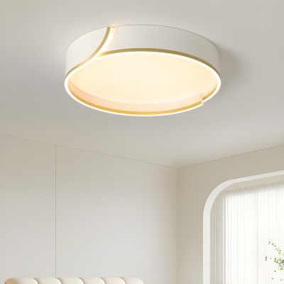 Modern Simple Acrylic Lampshade Flush Mount Ceiling Light for Living Room