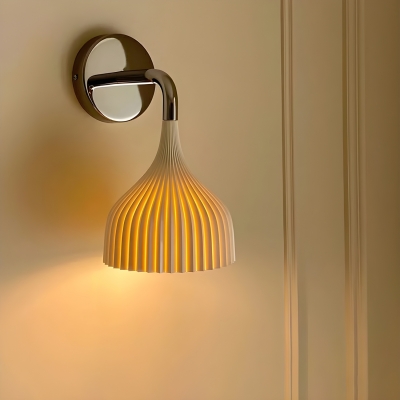 Modern Metal Dome Shape 1-Light Wall Lamp for Bedroom & Living Room