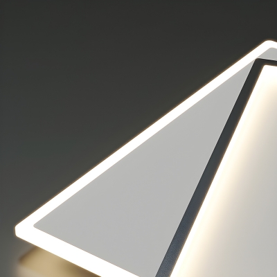 Modern Metal Flush Mount Ceiling Light with Led Light Source for Bedroom