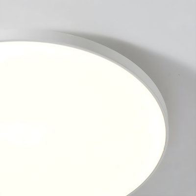 Modern Round Shape Flush Mount Ceiling Light with Acrylic Lampshade for Bedroom