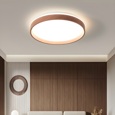 Modern 1-Light Led Flush Mount Ceiling Light with Acrylic Lampshade for Bedroom