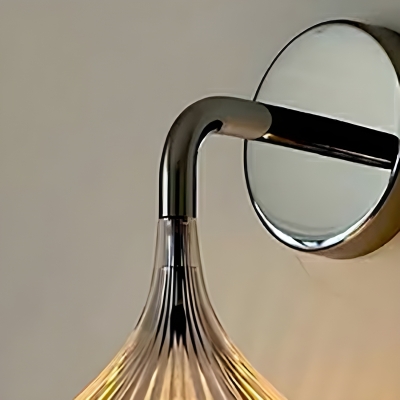 Modern Metal Dome Shape 1-Light Wall Lamp for Bedroom & Living Room