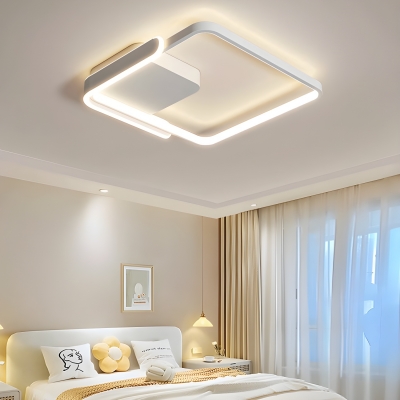 Contemporary Simple Metal Ceiling Light with Led Light Source for Living Room