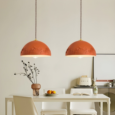 Contemporary 1-Light Pendant Light with Adjustable Hanging Length for Bedroom