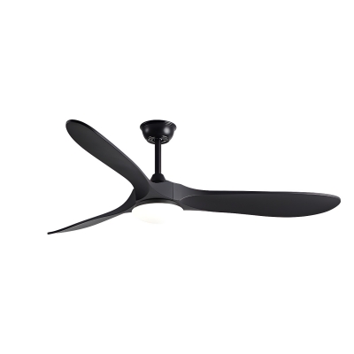 Modern Acrylic Ceiling Fan with Remote Control and Dimmable LED Light