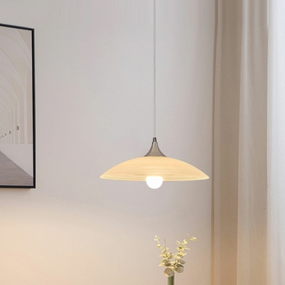 Modern Glass Shade Living Room Pendant Light with  Adjustable Hanging Length