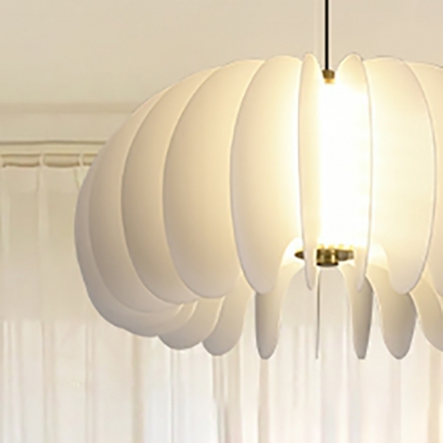 Modern Metal Bedroom Pendant Light with Adjustable Hanging Length