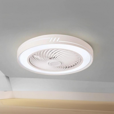 Modern Remote Control Stepless Dimming Ceiling Fans for Living Room