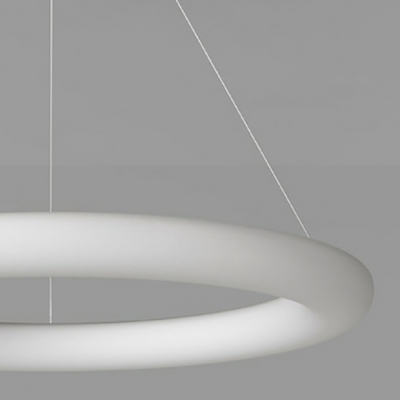 Modern Adjustable Hanging Length Chandelier with Round Shape