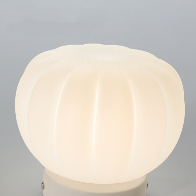 Modern Semi-Flushmount Ceiling Light with Acrylic Lampshade for Living Room