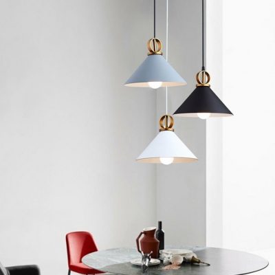 Modern Simple Metal Pendant Light with Adjustable Hanging Length