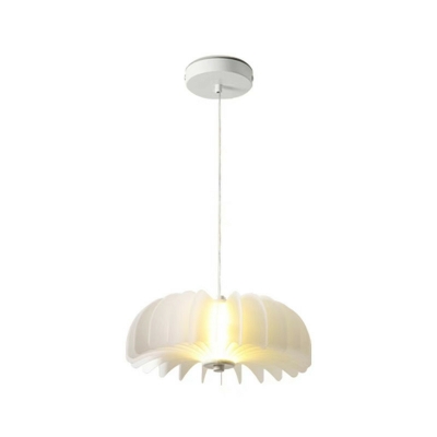 Contemporary Metal Dining Room Pendant Light with Acrylic Lampshade