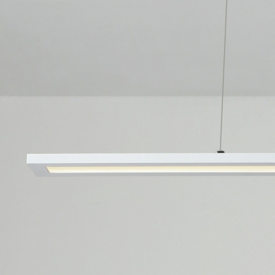 Modern Led Linear Island Light with Adjustable Hanging Length for Dining Room