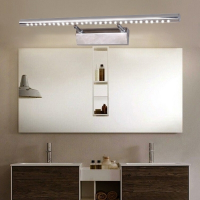 Contemporary Linear Metal Vanity Light with Integrate Led for Bathroom