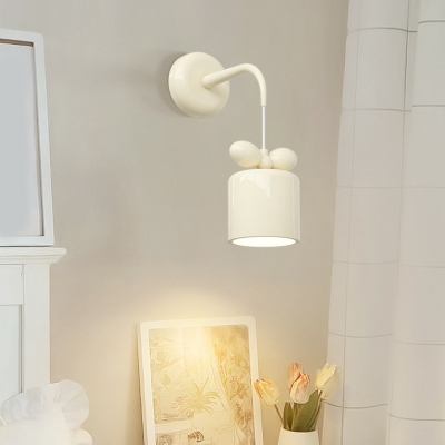 Modern Metal Wall Light Fixture with Hanging Adjustable Length for Kid's Room