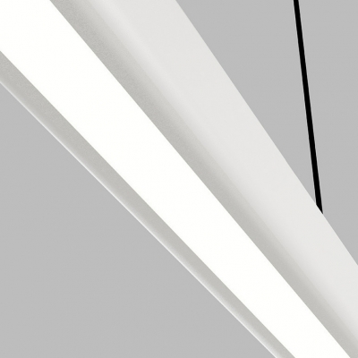 Modern Metal Linear Island Light Fixture with Adjustable Hanging Length