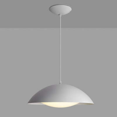 Contemporary Acrylic Shade Pendant Light with Adjustable Hanging Length