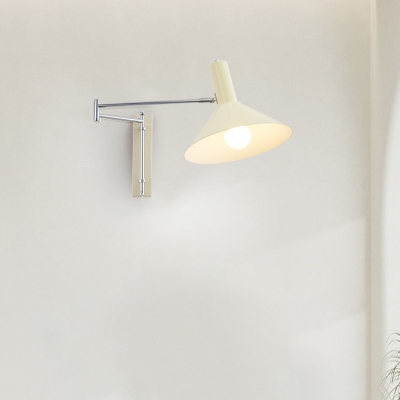 Contemporary Simple Foldable Swing Arm Wall Light for Bedroom