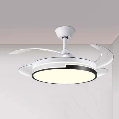 Modern Ceiling Fan with LED Light and Remote Control
