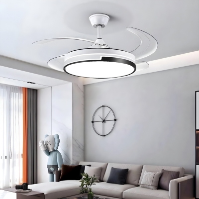 Modern Ceiling Fan with LED Light and Remote Control